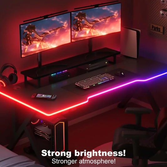 LED Neon Strip Gaming Ambient Lighting Gaming Flexible Backlight Strip Smart Bluetooth Light Strip Living Bedroom Home Decor